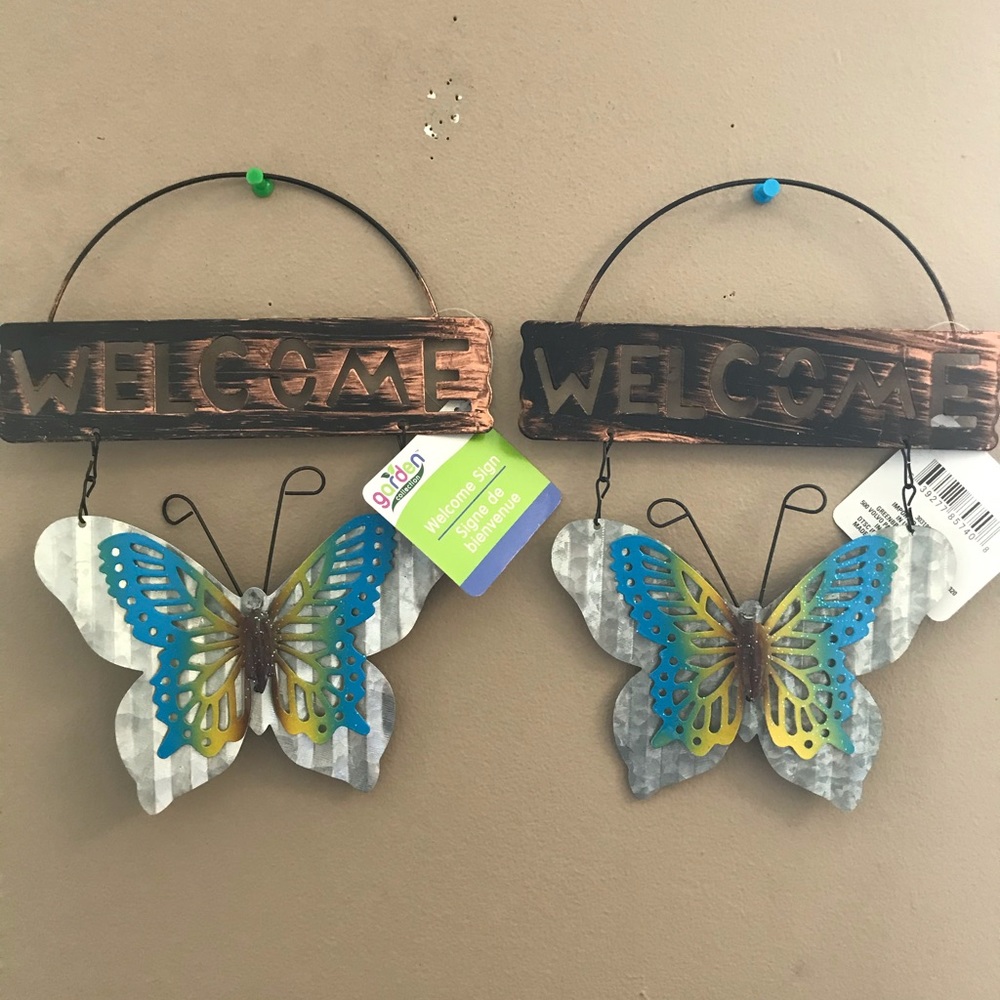 2 welcome wind chimes metal🔥❤️